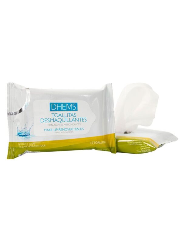 Toallitas Desmaquilladoras Dhems Antioxidante X30 Unds