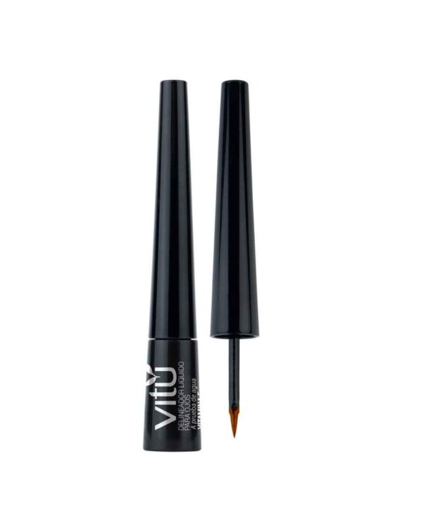 Delineador Vitú Plumón Café 2.5 Ml