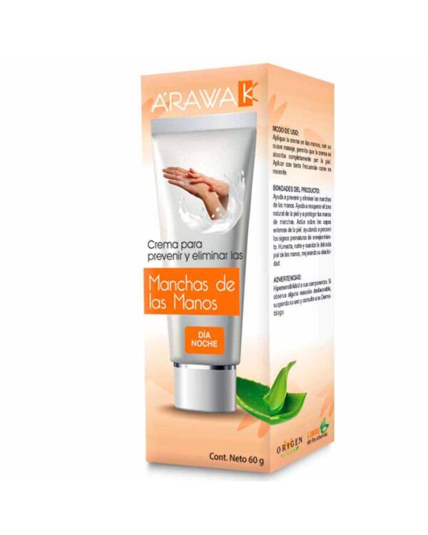 Crema Arawak Aclarante Manchas De Manos 60 G
