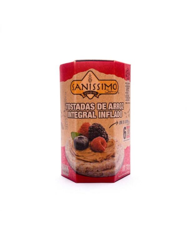 Tostada Sanissimo Arroz Integral 72 G