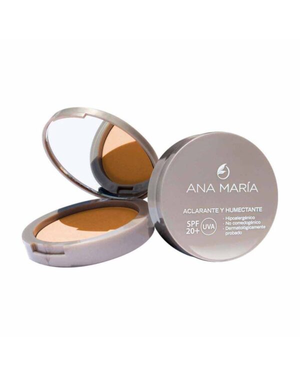 Polvo Compacto Ana María Aclarante SPF20 Canela 15 G