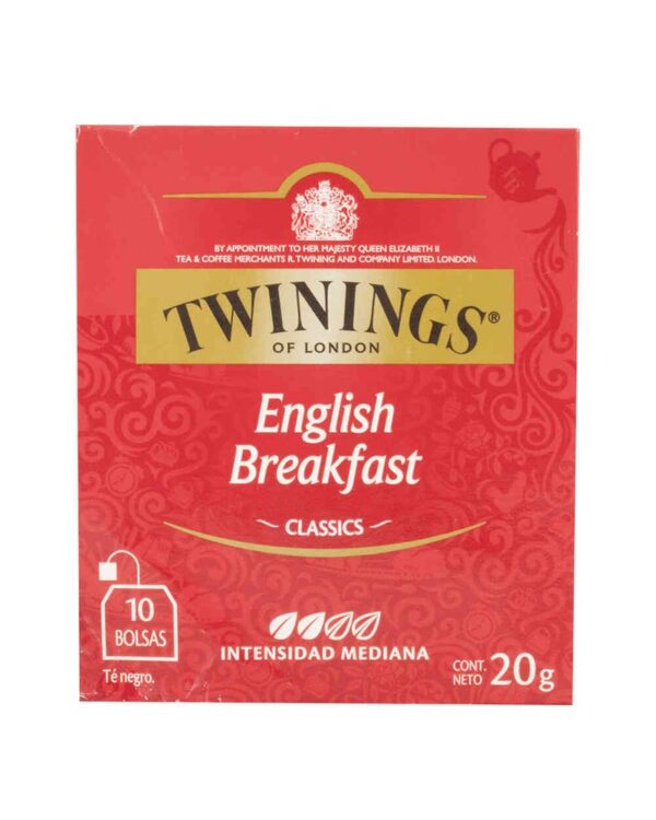 Té Twinings English Breakfast 20 G