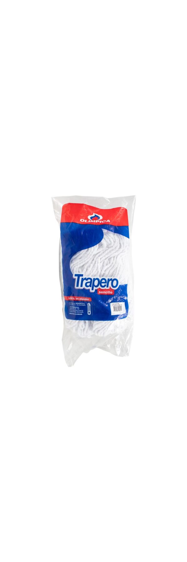 Trapero Mecha Olimpica Algodón 400 G