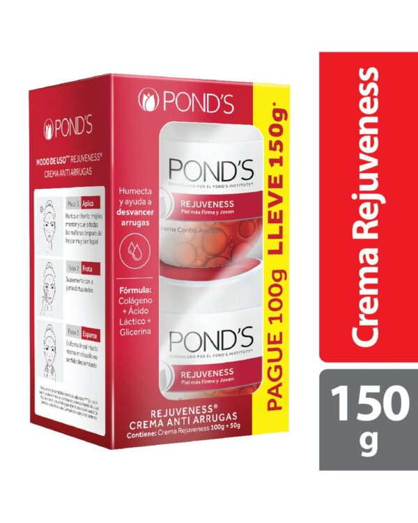 Crema Pond's Rejuveness 100 G + Rejuveness 50 G Oferta