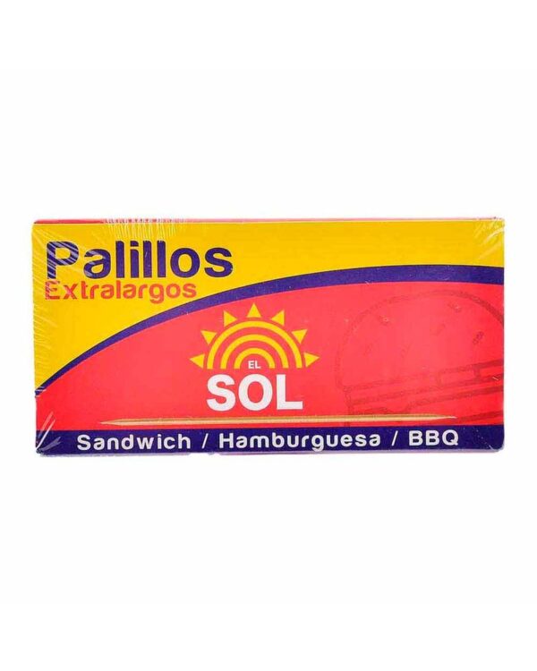 Palillo El Sol Extra Largo X125 Unds