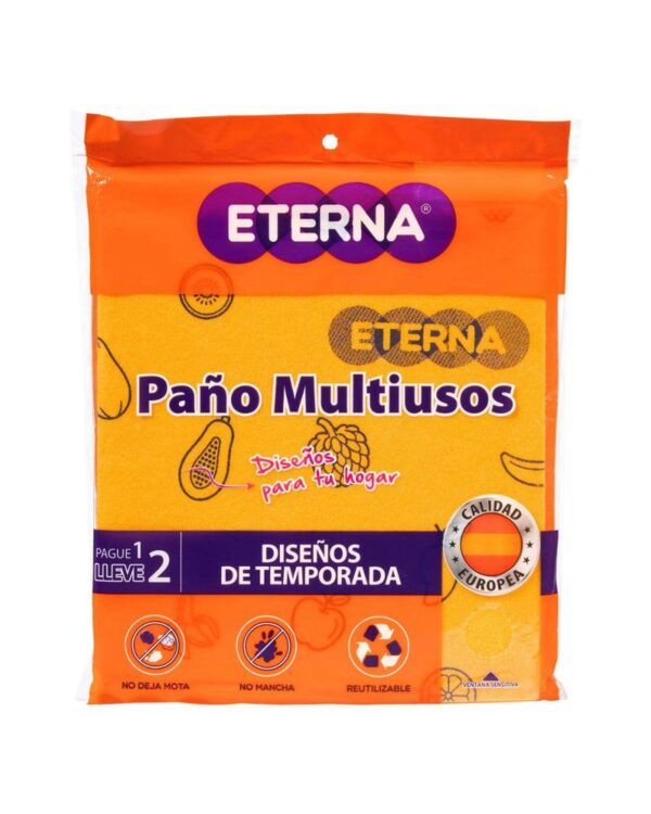 Paño Multiuso Eterna 2X1 Unds Oferta