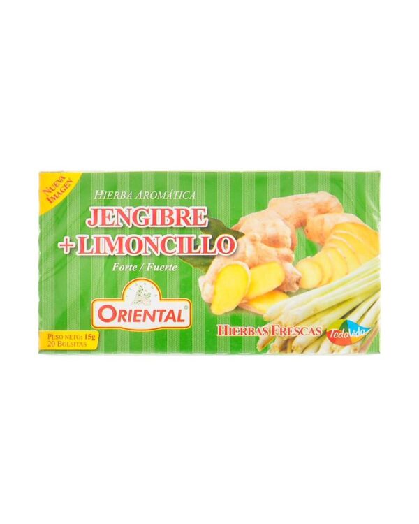 Té Oriental Tisana Jengibre Y Limoncillo 15 G X20 Unds