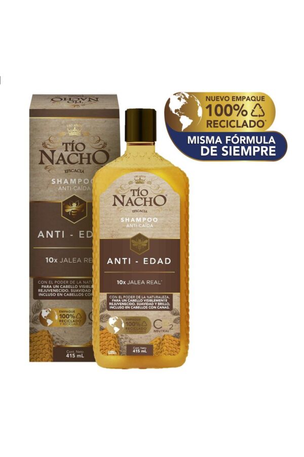 Shampoo Tío Nacho Antiedad Jalea 415 Ml