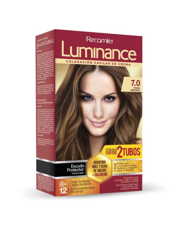 Tinte Luminance Doble Tubo 7,0 Rubio Medio