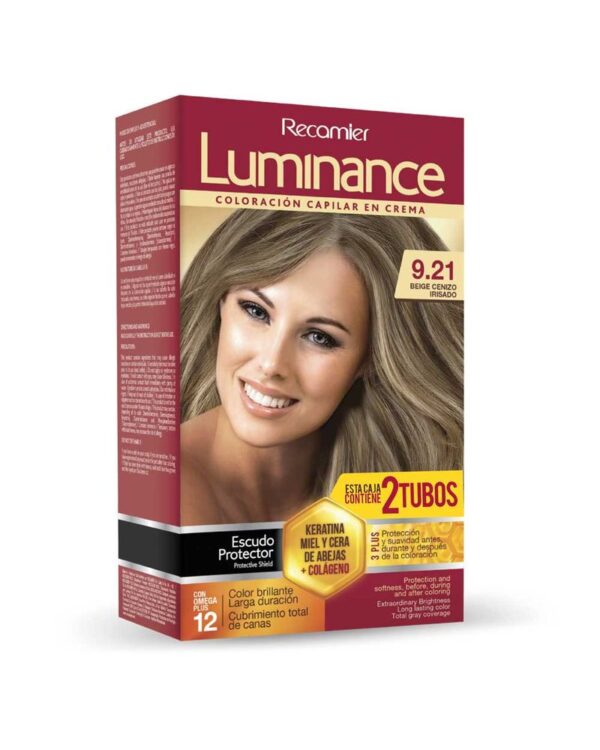 Tinte Luminance Doble Tubo 9,21 Beige Cenizo Irisado