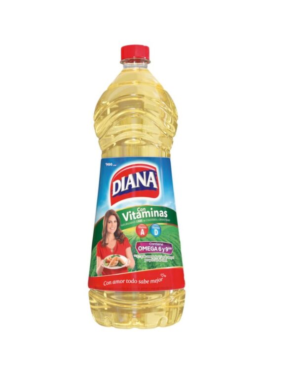 Aceite Diana Mezcla Vegetal Vitamina A/D 900 Ml