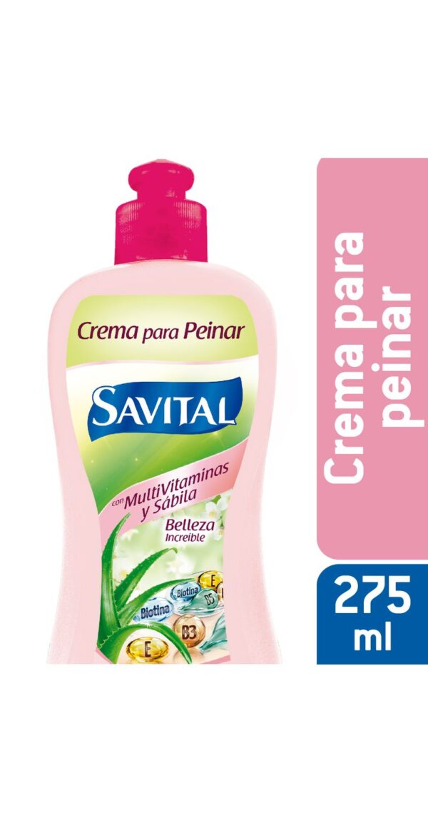 Crema De Peinar Savital Multivitaminas 275 Ml