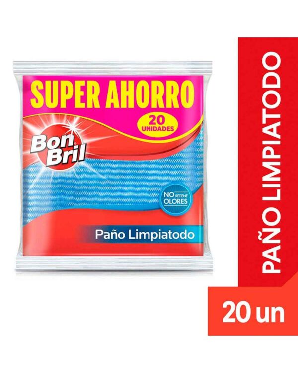 Paño Bon Bril Limpia Todo X20 Unds