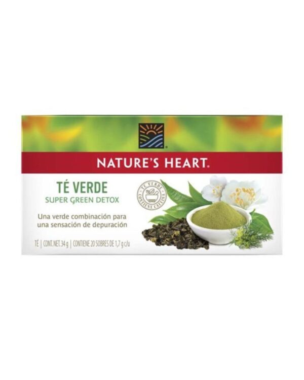 Té Nature's Heart Verde Detox 34 G