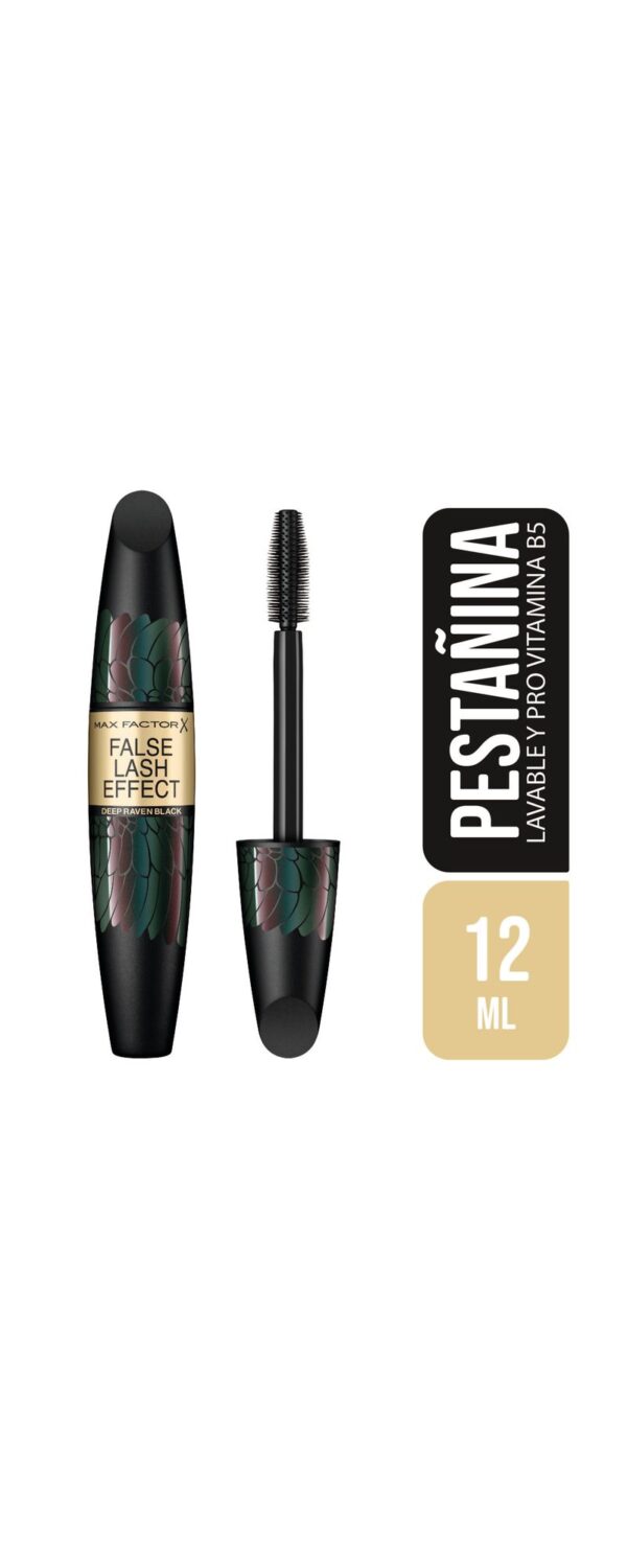Pestañina False Lash Effect Raven Max Factor Tono Negro 12ml