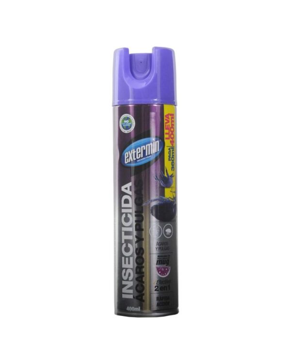 INSECT EXTERMIN ACAROS PULGAS 400ML