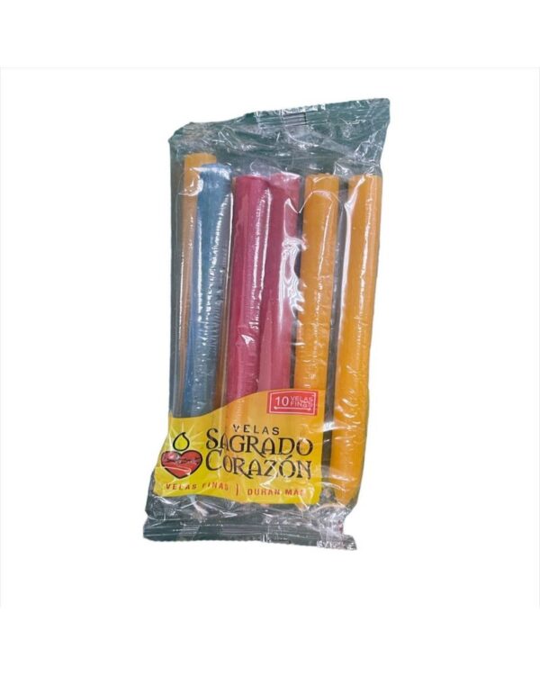VELA SAGRADO CORAZON LARGA DELG X10.