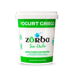 Yogurt Griego Sin Dulce X500g Zorba  Natural