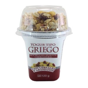 Yogurt Griego Arandanos Con Cereales Y X120g  Colanta