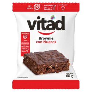 Brownie Con Nueces 60g  Vitad