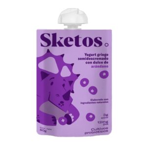 Yogurt Griego Kids Arandanos X80g  Sketos