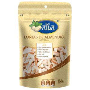 Almendras Lonjas Natural X150g Del Alba