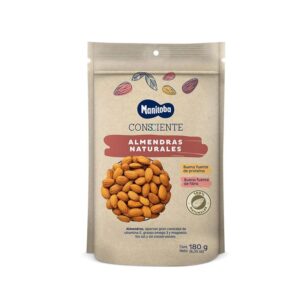 Almendras Manitoba Naturales X180g Doy Pack