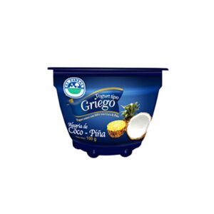 Yogurt Griego Coco Y Pina X100g  El Zarzal