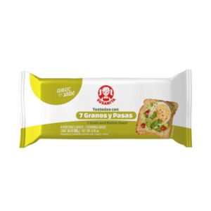 Tostada 7 Granos Con Pasas X 125 G  Susanita