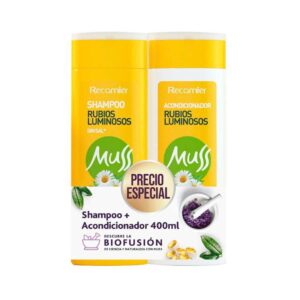 Acondicionador Shampoo Rubios Luminosos Duo X 400ml Cu  Muss