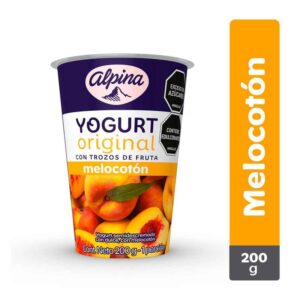 Yogurt Melocoton X200g  Alpina