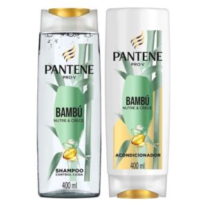 Acondicionador Shampoo Prov Bambu Nutre & Crece X400ml X400ml X1kit  Pantene