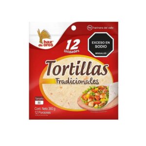 Tortillas Tradicionales 12unds X360g  Haz De Oros