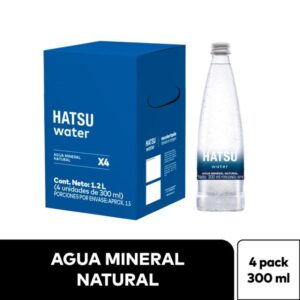 Agua Fourpack Pet X300ml  Hatsu