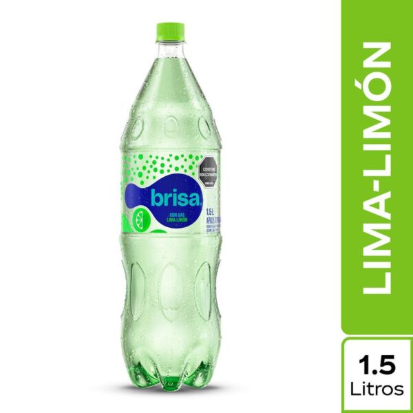 Agua Saborizada Con Gas Lima Limon 15l  Brisa