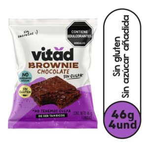 Brownie Sin Azucar X4und X30g  Vitad