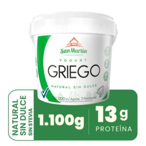 Yogurt Griego Sin Dulce X1100g San Martin  Natural