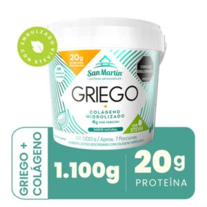 Yogurt Griego Con Colageno Hidrolizado X1100g  San Martin