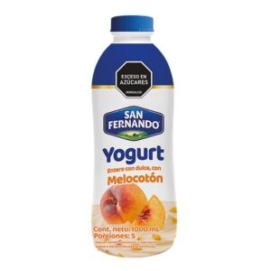 Yogurt Melocoton X1000g  San Fernando