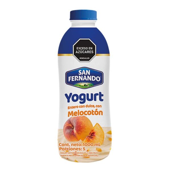 Yogurt Melocoton X1000g  San Fernando
