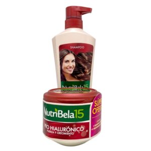 Tratamiento Shampoo Hialuronico X400ml X300ml Nutribela  Pro