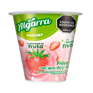 Yogurt Fresa Vaso X150grs  Algarra