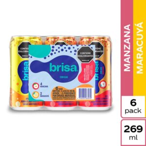 Agua Saborizada Surtida X6 Und X269ml  Brisa