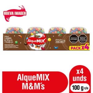 Alquemix Alimento Lacteo M&Ms X4 Und X100 Grs Alquemix