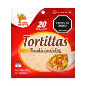 Tortillas Tradicionales X12und X600g  Haz De Oros