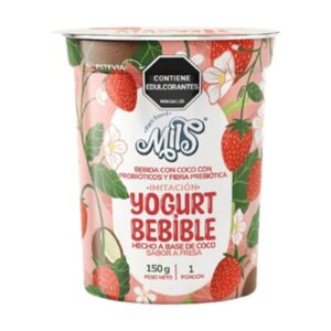 Yogurt Bebida Imitacion Bebible Fresa 150g  Mils