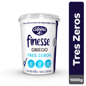 Yogurt Griego Tres Zeros 1000g  Finesse