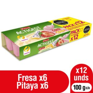 Actigest Alimento Lacteo Surtido X12 Und X100 Grs  Actigest