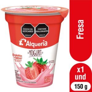 Yogurt Bajo En Grasa Fresa X150 Grs  Alqueria
