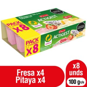 Actigest Yogurt Pote X8 Und X100 Grs  Actigest